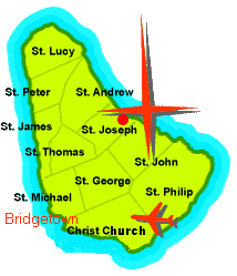 Barbados Map